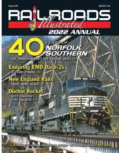 Railroads Illustrated Annual 2022 -- Softcover, All Scales, White River Productions RA22