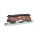 Old Time Wood Coach with Round-End Clerestory Roof - Ready to Run -- Pennsylvania Railroad (Tuscan), HO, Bachmann Industries 151