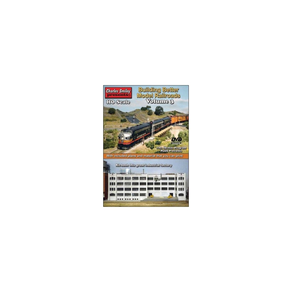 Building Better Model Railroads - DVD -- Volume 3 (1 Hour, 42 Minutes), All Scales, CHARLES SMILEY VIDEOS M158