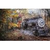 Train Puzzle -- Train′s Coming (1000 Pieces), All Scales, Train Enthusiast Vendors 30121
