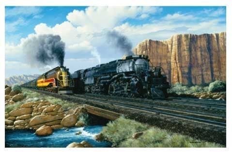 Puzzle -- Beauty and the Beast (1000 Pieces) - 19 x 30′ 48.3 x 76.2cm, All Scales, Train Enthusiast Vendors 21927