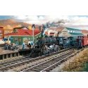 Memory Junction Jigsaw Puzzle -- 1000 Pieces, 19 x 30′ 48.3 x 76.2cm, All Scales, Train Enthusiast Vendors 39933