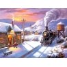 Greenville Depot Jigsaw Puzzle -- 1000 Pieces, 20 x 27′ 508. x 68.6cm, All Scales, Train Enthusiast Vendors 36673