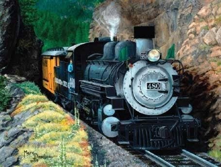 The Silverton Puzzle -- 500 Pieces - 18 x 24′ 45.7 x 61cm, All Scales, Train Enthusiast Vendors 69956