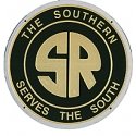 Embossed Die-Cut Metal Sign -- Southern Railway, All Scales, Microscale Industries Inc 10009