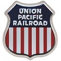 Embossed Die-Cut Metal Sign -- Union Pacific, All Scales, Microscale Industries Inc 10002