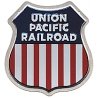 Embossed Die-Cut Metal Sign -- Union Pacific, All Scales, Microscale Industries Inc 10002