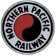 Embossed Die-Cut Metal Sign -- Northern Pacific, All Scales, Microscale Industries Inc 10013