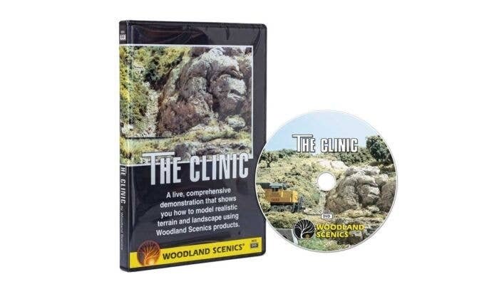 DVD -- The Clinic (Landscaping How-To), All Scales, Woodland Scenics 970