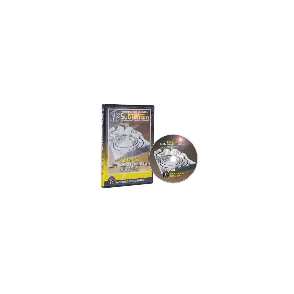 SubTerrain DVD -- Build a Layout Fast & Easy: A How-To Video, All Scales, Woodland Scenics 1400