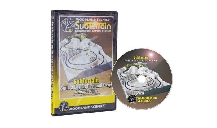 SubTerrain DVD -- Build a Layout Fast & Easy: A How-To Video, All Scales, Woodland Scenics 1400