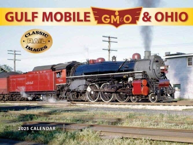 Gulf, Mobile & Ohio 2025 Calendar -- 11 x 14′ 27.9 x 35.6cm, All Scales, Tidemark 5070