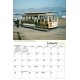 San Francisco Cable Cars 2025 Calendar -- 11 x 14′ 27.9 x 35.6cm, All Scales, Tidemark 5322