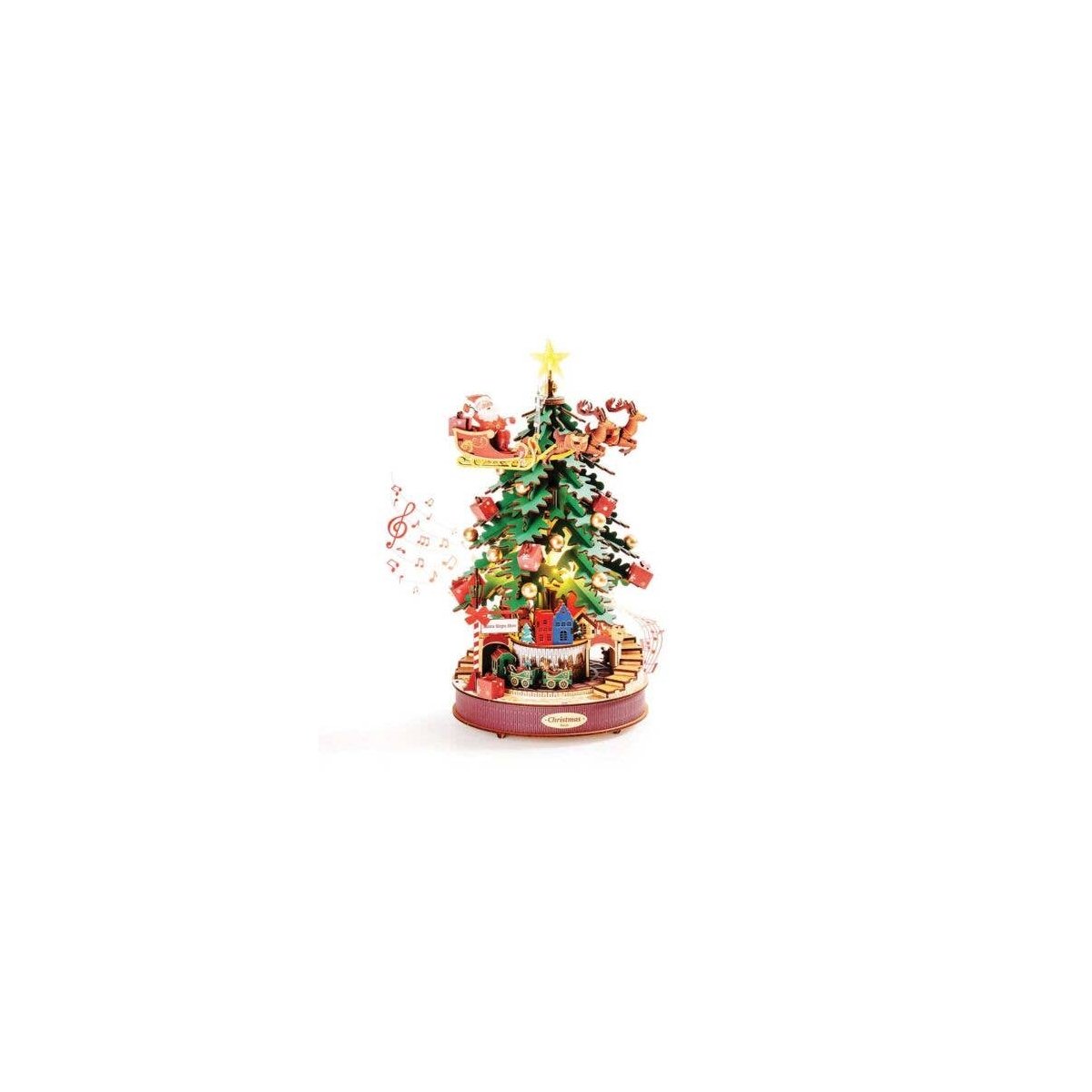 Christmas Melody Tree Music Dreamer - Kit -- 3D Puzzle, All Scales, Robotime AMS01