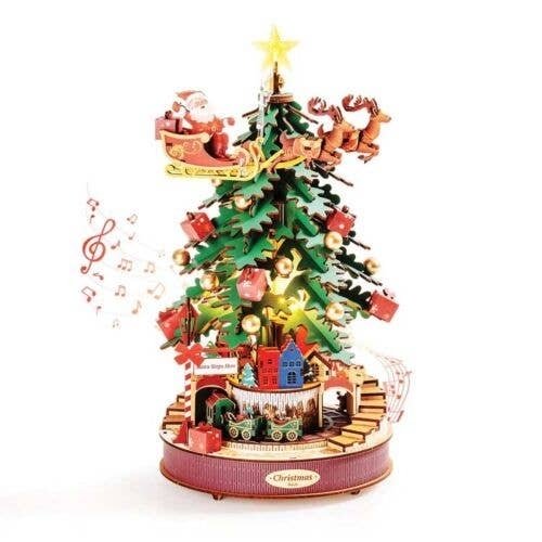 Christmas Melody Tree Music Dreamer - Kit -- 3D Puzzle, All Scales, Robotime AMS01