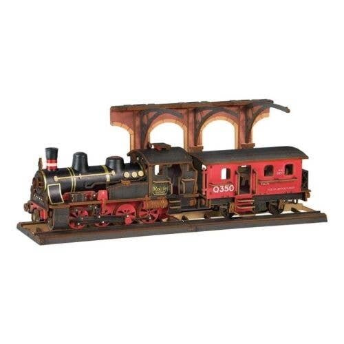 Steam Journey - Kit -- 3D Wooden Puzzle, All Scales, Robotime TGS01
