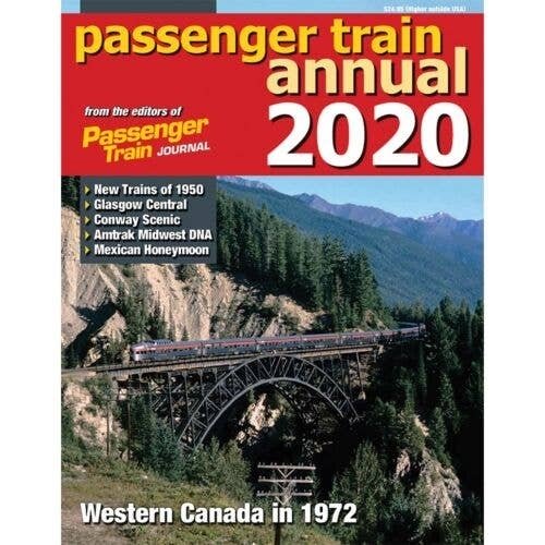 Passenger Train Annual 2020 -- Softcover, All Scales, White River Productions PTA20