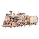 Prime Steam Express Train - Kit -- 3D Wooden Puzzle, All Scales, Robotime MC501