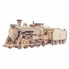 Prime Steam Express Train - Kit -- 3D Wooden Puzzle, All Scales, Robotime MC501