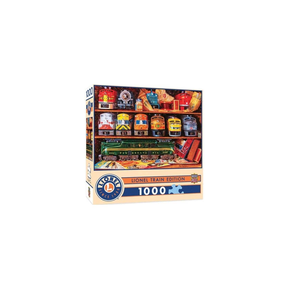 Puzzle -- Lionel(R) Trains Well-Stocked Shelves (1000 Pieces), All Scales, Train Enthusiast Vendors 719374