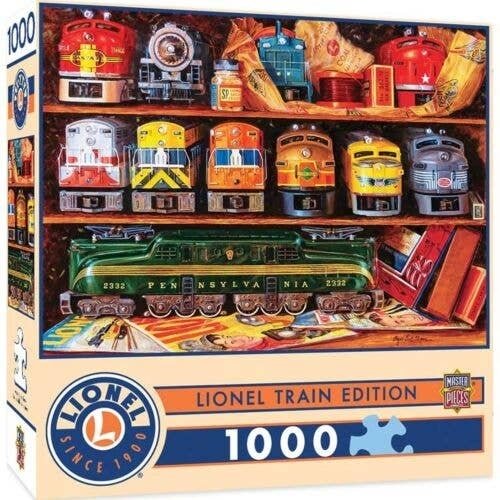 Puzzle -- Lionel(R) Trains Well-Stocked Shelves (1000 Pieces), All Scales, Train Enthusiast Vendors 719374