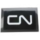 Embossed Die-Cut Metal Sign -- Canadian National, All Scales, Microscale Industries Inc 10041