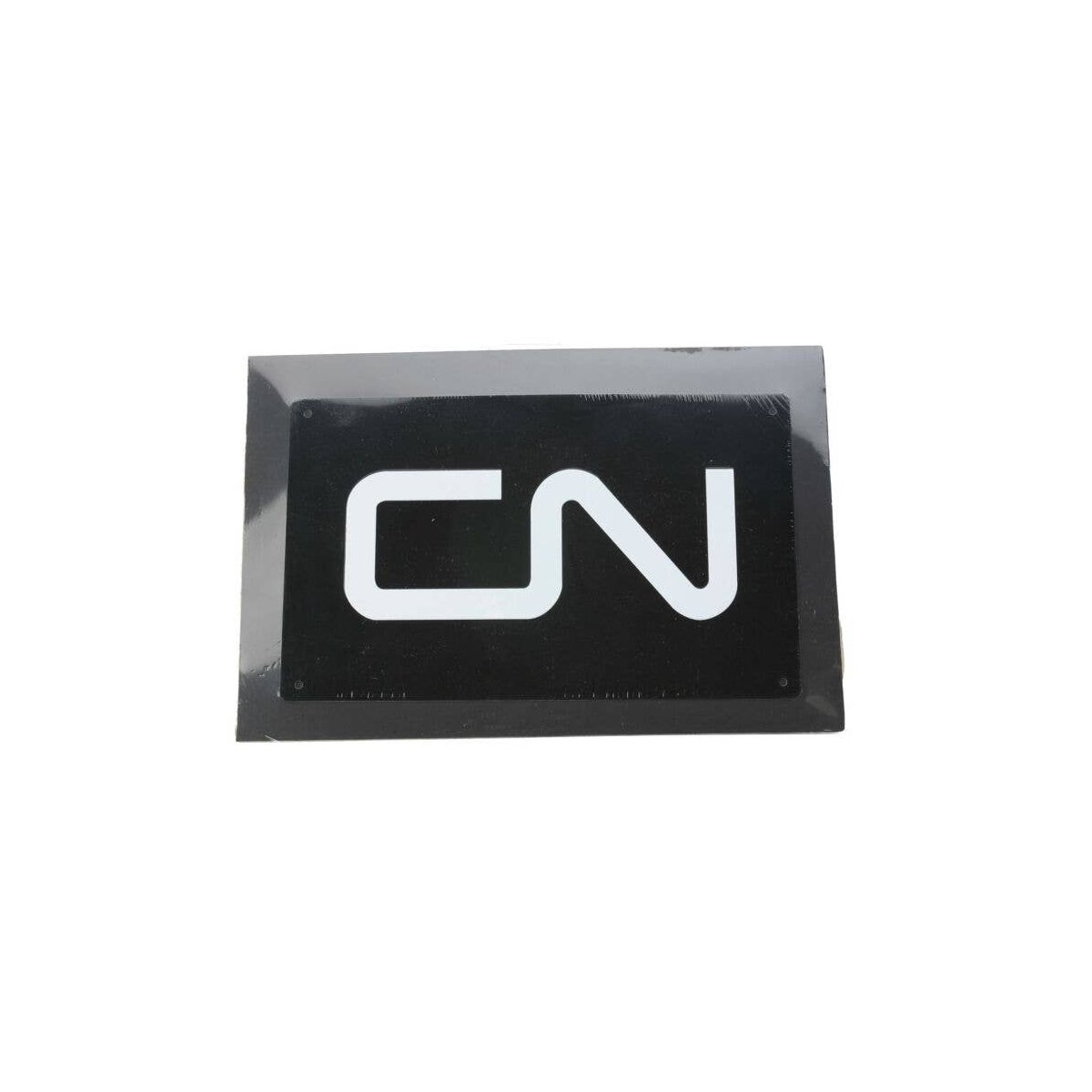 Embossed Die-Cut Metal Sign -- Canadian National, All Scales, Microscale Industries Inc 10041