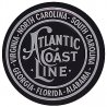 Embossed Die-Cut Metal Sign -- Atlantic Coast Line, All Scales, Microscale Industries Inc 10012