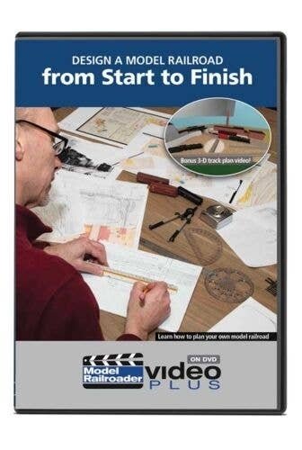 Design a Model Railroad from Start to Finish DVD -- 2 Hours, 3 Minutes, All Scales, Firecrown 15368
