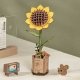 Sunflower - Laser-Cut Wood Kit -- 3D Wooden Puzzle, All Scales, Robotime TW011