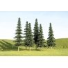 SceneScapes(TM) Layout-Ready Trees -- Spruce Trees 3-4′ pkg(9), N, Bachmann Industries 32104