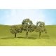 SceneScapes(TM) Layout-Ready Trees -- Walnut Trees 2 - 2-1/4′ pkg(4), N, Bachmann Industries 32107