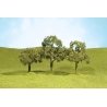 SceneScapes(TM) Layout-Ready Trees -- Walnut Trees 2 - 2-1/4′ pkg(4), N, Bachmann Industries 32107