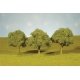 SceneScapes(TM) Layout-Ready Trees -- Oak Trees 2-1/4 - 2-1/2′ Tall pkg(4), ALL, Bachmann Industries 32113