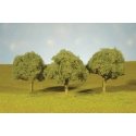 SceneScapes(TM) Layout-Ready Trees -- Oak Trees 2-1/4 - 2-1/2′ Tall pkg(4), ALL, Bachmann Industries 32113