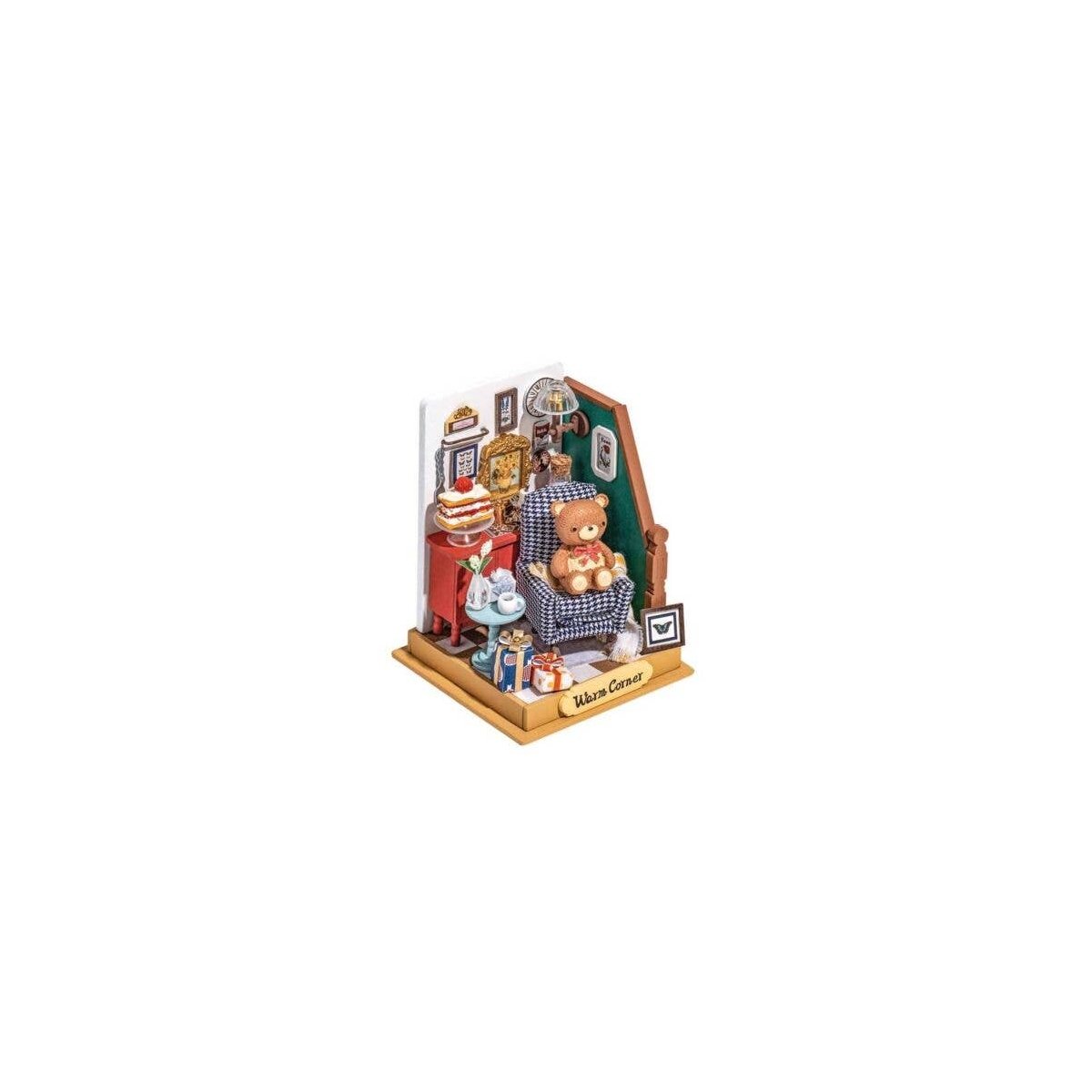 Rolife Holiday Living Room Little Warm Space DS028 -- 3-D Laser-Cut Wood Puzzle, All Scales, Robotime DS028