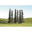 SceneScapes(TM) Layout-Ready Trees -- Coniferous - 5 to 6′ 12.7 to 15.2cm Tall pkg(24), ALL, Bachmann Industries 32156
