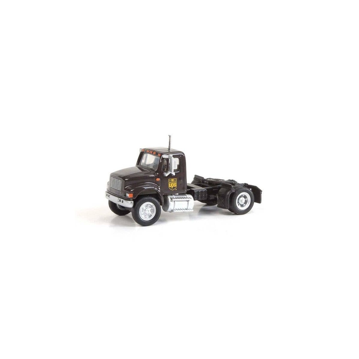 International(R) 4900 Single-Axle Semi Tractor Only - Assembled -- United Parcel Service (B, HO, Walthers SceneMaster 11192
