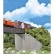Single-Track Railroad Bridge Concrete Abutments pkg(2) -- Kit - 4-9/16 x 8-9/16 x 4-7/16′ 1, HO, Walthers Cornerstone 4551