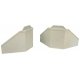 Single-Track Railroad Bridge Concrete Abutments pkg(2) -- Kit - 4-9/16 x 8-9/16 x 4-7/16′ 1, HO, Walthers Cornerstone 4551