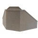 Double-Track Railroad Bridge Concrete Abutment pkg(2) -- Kit - 11-1/4 x 3-1/4 x 5-1/4′ 28.6, HO, Walthers Cornerstone 4553