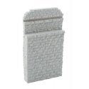 Single-Track Railroad Bridge Stone Abutment - Resin Casting -- Approximate Dimensions: 3-1/4, HO, Walthers Cornerstone 4583