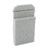 Single-Track Railroad Bridge Stone Abutment - Resin Casting -- Approximate Dimensions: 3-1/4, HO, Walthers Cornerstone 4583