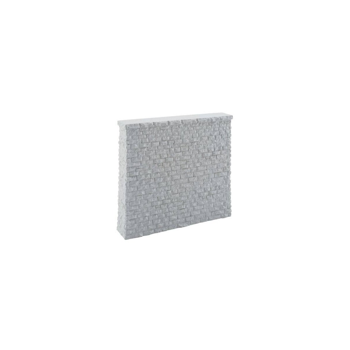 Double-Track Railroad Bridge Stone Pier - Resin Casting -- Approximate dimensions: 5-3/4 x 1, HO, Walthers Cornerstone 4582