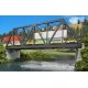 Modernized Double-Track Railroad Truss Bridge -- Kit - 15 x 5 x 4-1/2′ 38.1 x 12.7 x 11.4cm, HO, Walthers Cornerstone 4510