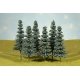 Blue Spruce Trees - SceneScapes(TM) -- 8 - 10′ 20.3 - 25.4cm Tall pkg(3), ALL, Bachmann Industries 32212