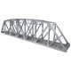 Arched Pratt Truss Railroad Bridge -- Single-Track - Kit - 23 x 3-1/16 x 5-1/4′ 58.4 x 7.8 , HO, Walthers Cornerstone 4521
