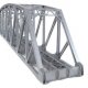 Arched Pratt Truss Railroad Bridge -- Single-Track - Kit - 23 x 3-1/16 x 5-1/4′ 58.4 x 7.8 , HO, Walthers Cornerstone 4521