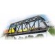 Single-Track Railroad Truss Bridge -- Kit - 20 x 3-1/4 x 5′ 50 x 8.1 x 12.5cm, HO, Walthers Cornerstone 3185