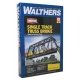 Single-Track Railroad Truss Bridge -- Kit - 20 x 3-1/4 x 5′ 50 x 8.1 x 12.5cm, HO, Walthers Cornerstone 3185